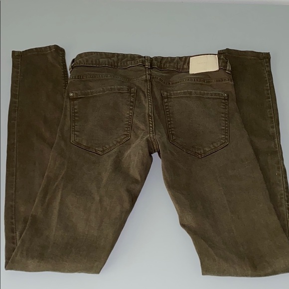 GREEN ZARA JEANS TRAFALUC DENIM MAKERS - Picture 5 of 8